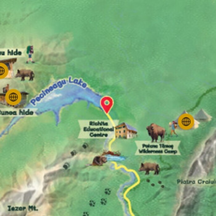 Comisu Wildlife Experience Hides - Locations of the hides