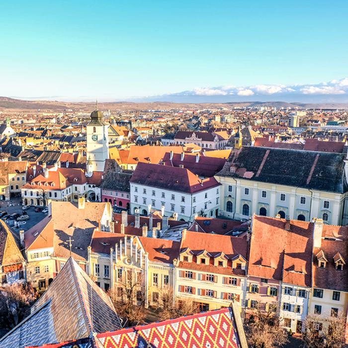 Exploring Transylvania: Sighisoara, Biertan and Sibiu in One Day - Sibiu panoramic view