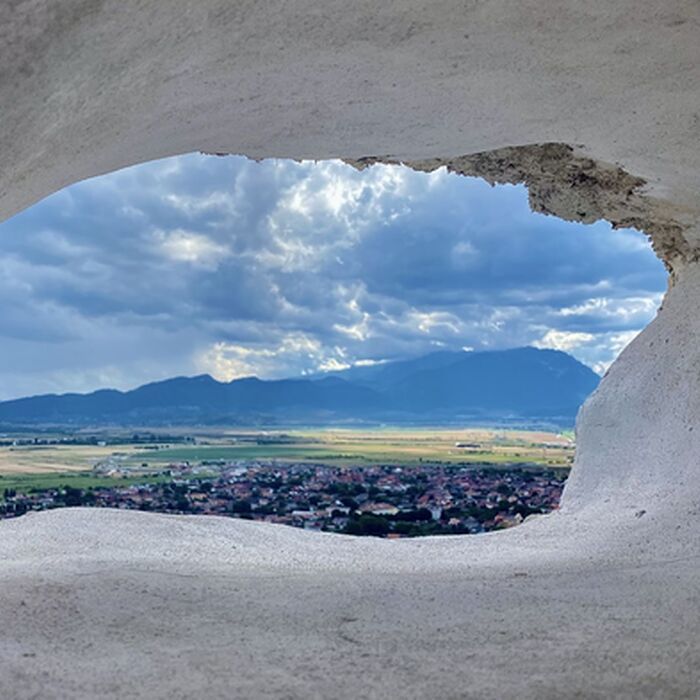 Small-Group day trip Bran Castle, Rasnov Fortress and Peles Castle from Brasov - View from a Shooting Hole